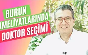 Burun ameliyatı için doktor seçimi: KBB uzmanı mı plastik cerrah mı? Detaylı bilgi veren video.
